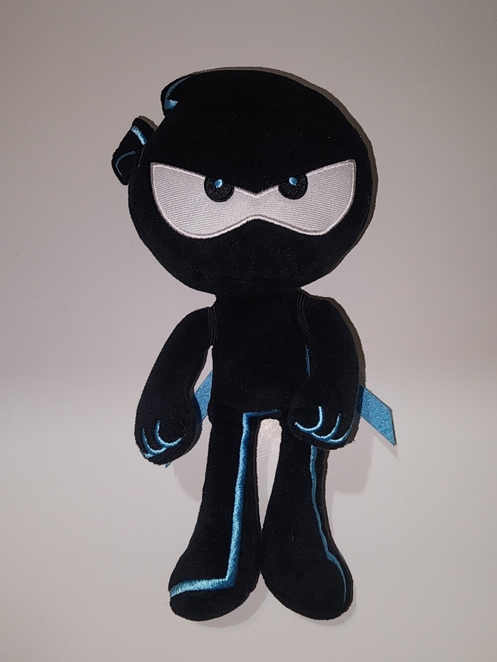 Ninja Kidz TV Bryton Plush 12" Toy With Blue Dual Katanas